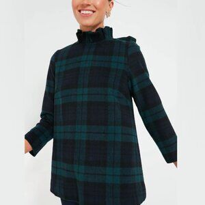 TUCKERNUCK Faye Blouse Women's Size XXL Blackwatch Plaid Wool Flannel Holiday